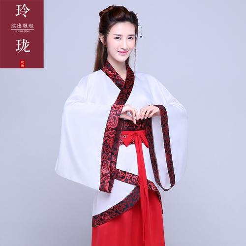 出租古代服裝古裝女漢服男女曲裾學生出租運動會服裝畢業(yè)照服裝